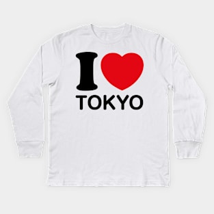 I Love Tokyo Kids Long Sleeve T-Shirt
